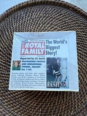 1993 Royal Family Princess Diana Trading Cards Box Sealed Vol 1 Press Pass